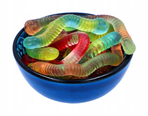 TROLLI Wurrli Worms Dážďovky ovocné želé 150g DE bez lepku