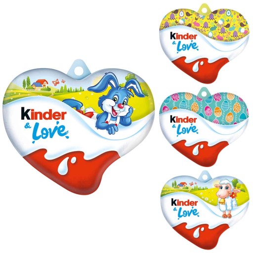 KINDER figúrka Z MLIEČNEJ ČOKOLÁDY SRDCE, čokoláda 37G