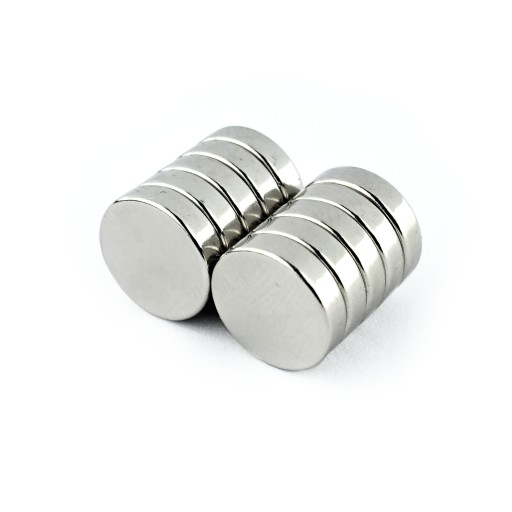 VALEC NEODYMOVÝ MAGNET 10x2,5 N38 SADA 10 KS