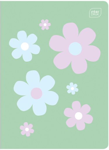 A5 LINED COLOR zošit 32 listov Interprint MIX x5