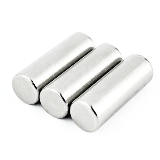 VALEC NEODYMOVÝ MAGNET 7x20 N38 SADA 3 ks