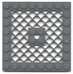 LEGO Plate 8x8 Mriežka/sieťka C. Grey (4151/4299022)