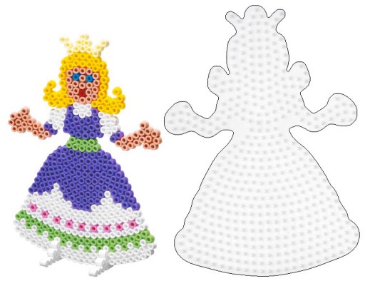 PRINCESS podložka pod korálky HAMA Pyssla