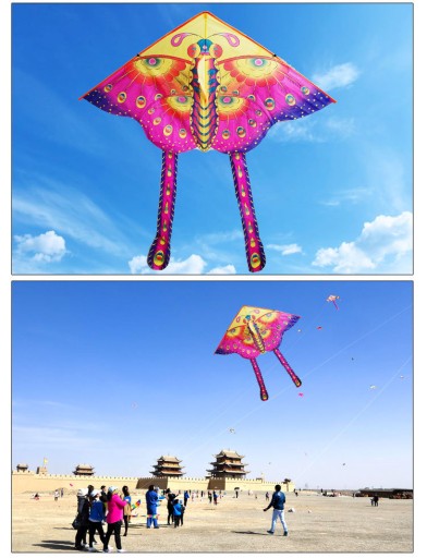 SUPER LIETAJÚCI KITE BUTTERFLY KITE 90cm FARBY