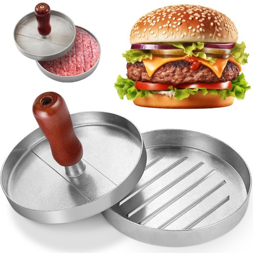 HLINÍKOVÁ LIŠOVACIA FORMA NA BURGEROVÉ KARTY 11,5 cm GRILOVACÍ LIS NA HAMBURGERY
