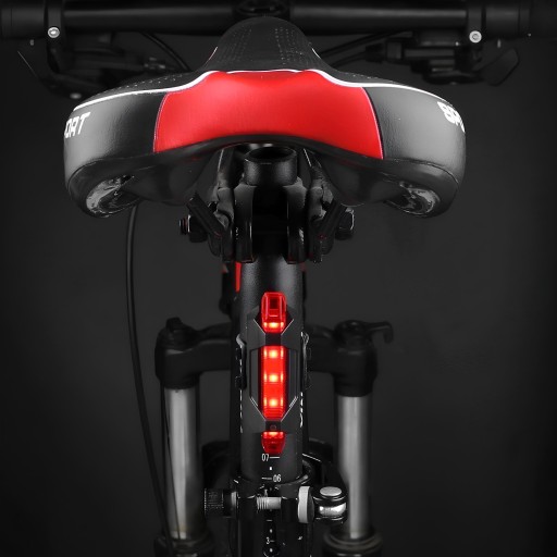 BICYKELOVÁ LAMPA USB LED osvetlenie zadného bicyklového svetla na kufri