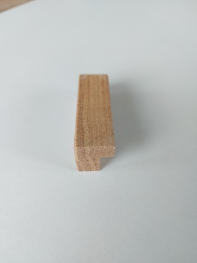Drevená nábytková úchytka, dub ELKA, dĺžka 64mm, rozmer 32mm, POĽSKÝ VÝROBOK