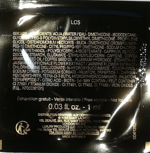 YVES SAINT LAURENT ALL HODINY PRECIZNÝ UHOL KOREKTOR LC5 1 ml.