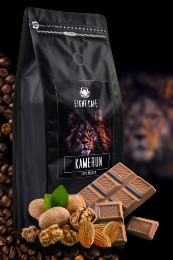 Čerstvo pražené kávové zrná 100% Arabica Kamerun 50G pre kávovar na espresso