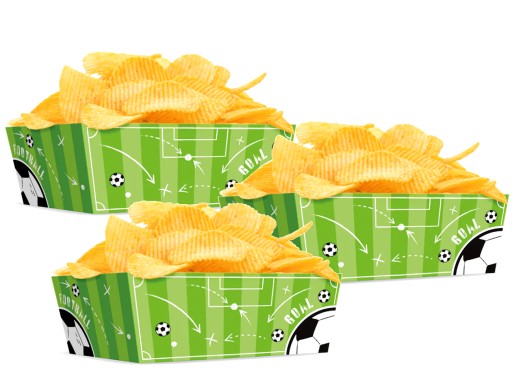 BOXY NA ČIPESKY SLADKOSTI FUTBAL - 3 KS - 0339
