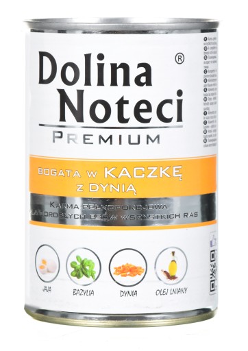 Dolina Noteci Prémiové kačacie mokré krmivo 0,4 kg