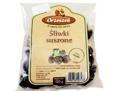 Sušené slivky Orzeszek 120 g