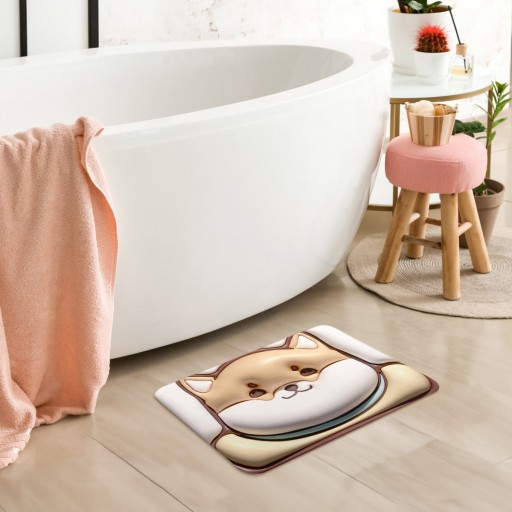 3D protišmykový absorpčný detský koberček do kúpeľne