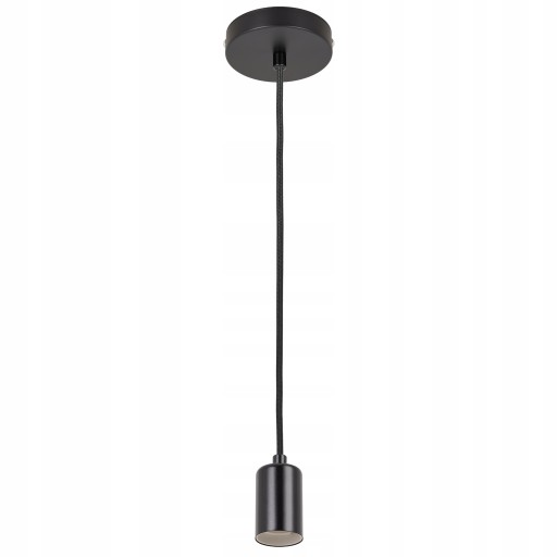 ZÁVESNÉ stropné svietidlo, ozdobný držiak žiarovky E27, LAMPA LOFT Black