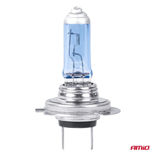 AMiO HALOGÉNOVÁ ŽIAROVKA H7 12V 55W SUPER BIELA VIAC SVETLA