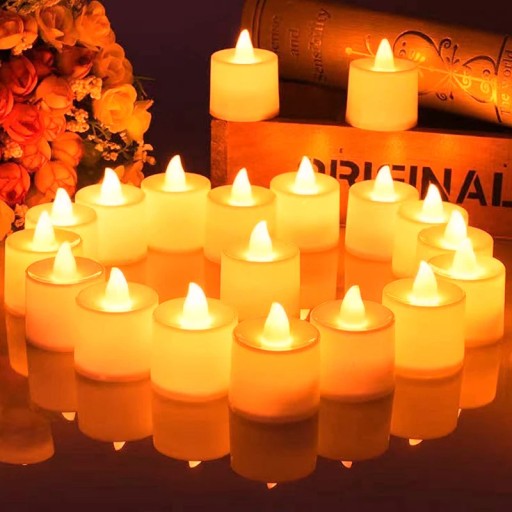 LED SVIEČKA UMELÉ SVIEČKY NA BATÉRIU ČAJOVÉ SVIEČKY