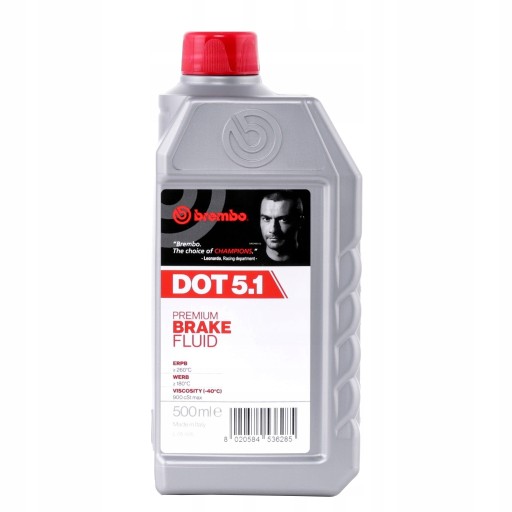 Prémiová brzdová kvapalina DOT-5.1 Brembo 500 ml BREM