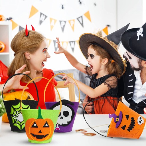 CANDY BUCKET HALLOWEENSKÉ SLADKOSTI ORANŽOVÉ