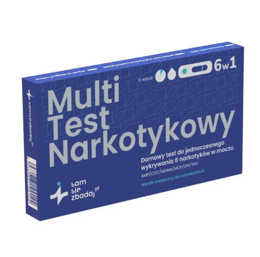 Multidrogový test z moču – 6 parametrov