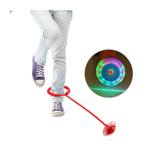 HULA HOP NA NOHEJ ŠVIHADLO PRE DETI LED