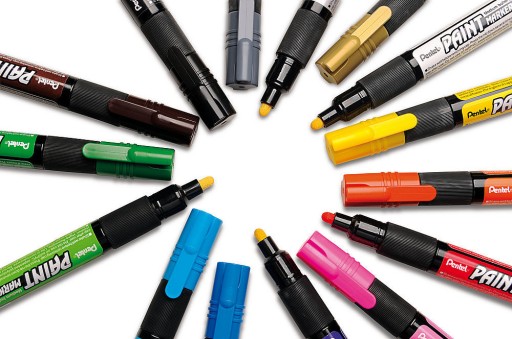 OLEJOVÝ ZNAČOVAČ Pentel MMP20 ČERVENÝ