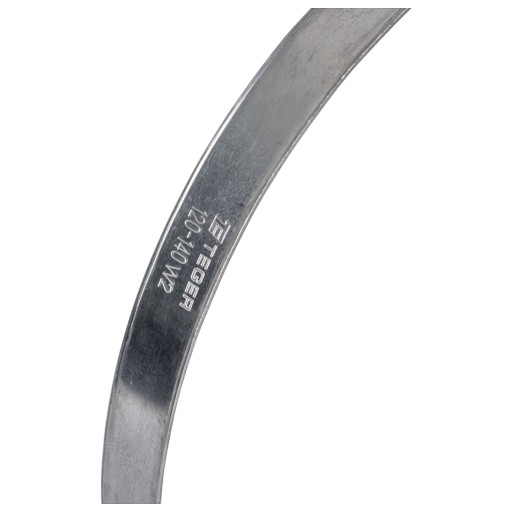 Upínacia páska 120-140mm GBS červ W2 12mm Teger