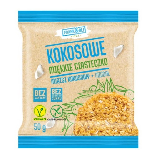 Frank&Oli Kokosová mäkká torta s mandľami