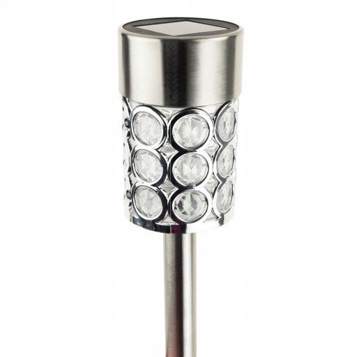 LAMPA NA SOLÁRNY POHON GLAMOUR SILVER CRYSTALS ZÁHRADNÁ POSLEDNÁ LAMPA