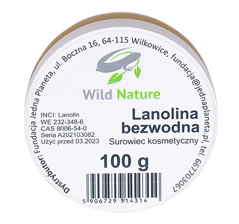 BEZVODÝ LANOLÍN, 100g, DIVOKÁ PRÍRODA
