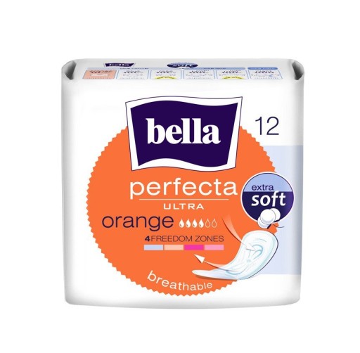 BELLA PERFECTA ULTRA Orange hygienické vložky 12 ks.