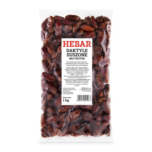 HEBAR DATLE BEZSEMENNÉ 1000 G 1 KG SLADK