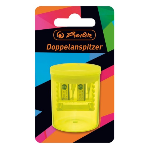 Art Neon HERLITZ dvojité orezávatko s nádobkou