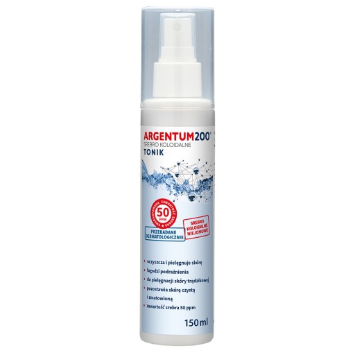 Tonikum Argentum200 50 ppm Koloidné striebro 150 ml