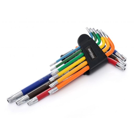 SADA FAREBNÝCH IMBUSOV TORX 9 EL. KRAFT&DELE