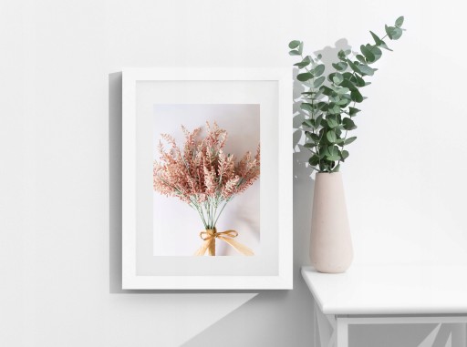 Fotorámik 15x21 A5 rámik 15x21 fotorámček biely MDF fotorámik