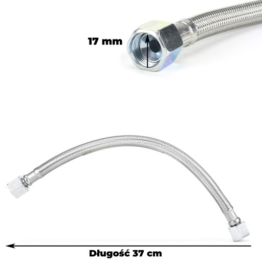 Pružná vystužená rúrka 37cm, kompresorové čerpadlo, dve 3/4