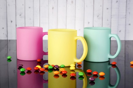 GLASMARK hrnček 300ml Svetložltý matný