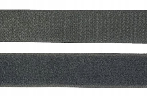 VELCRO 50mm Súprava suchých zipsov 5cm Šedá - 1m