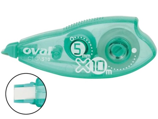 KOREKTOR V OVÁLNEJ PÁSKE CT-GN510/B 5MM X 10M