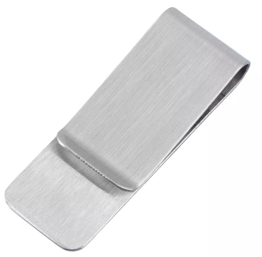 ZLATÝ STRIEBORNÝ KLIP NA BANKOVKU Spona STEEL CARD