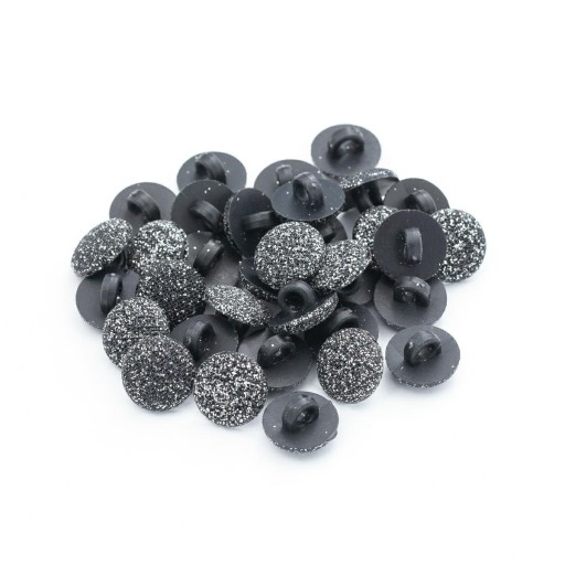 Gombíky 13mm pätka 10ks čierne