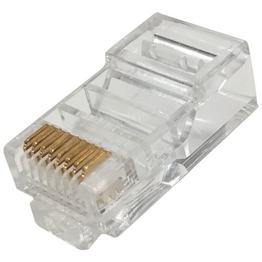 RJ45 8P8C kat.5e priechodná zástrčka, 2 ks