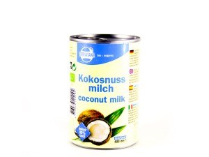 KOKOSOVÉ MLIEKO - KOKOSOVÝ NÁPOJ BEZ GUAROVEJ GUMY (22% TUKU) BIO 400 ml (PUS)