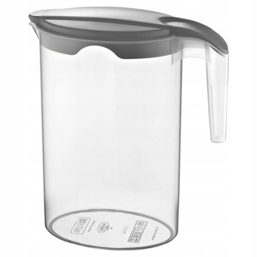 Plastový džbán na pitie s vrchnákom, 1,75L