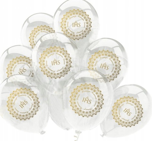 Prijímacie balóny, krištáľovo čisté, čisté IHS Ornament Hostia
