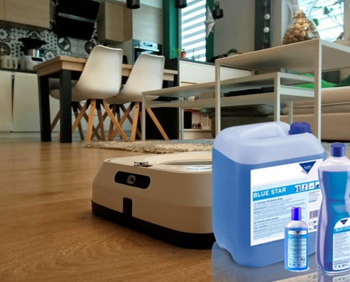 Blue Star EFFICIENT Tekutina do mopovacích čistiacich robotov 200 ml s pipetou