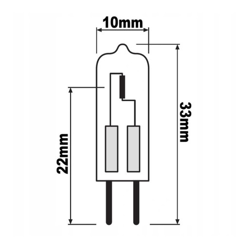 G4 žiarovka 12V 20W halogénová tyč Osram 64425