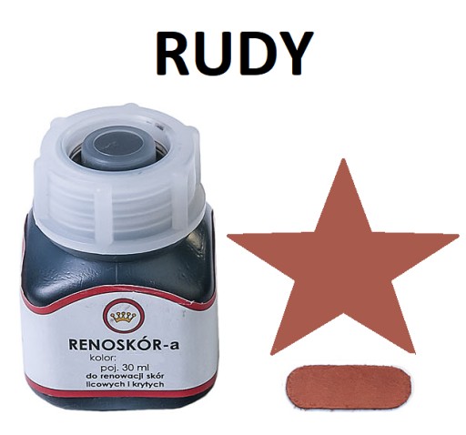 FARBA FARBA NA KOŽU RENO KOŽA červená
