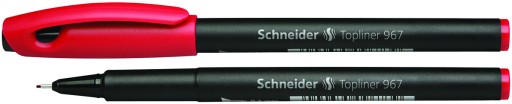 Jemné pero SCHNEIDER Projects červené
