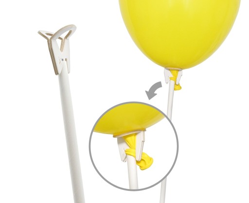 Papierové tyčinky na balóny - 35 cm 10 ks.